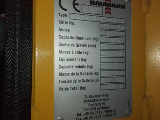 Chariot élévateur latéral multidirectionnel 								Baumann 								ECU30/14/129,60ST