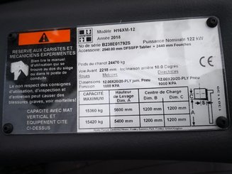 Chariot élévateur frontal 4 roues Hyster H16XM-12