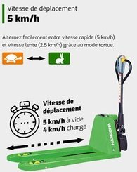 Transpalette électrique Hangcha CBD15-WS - 17