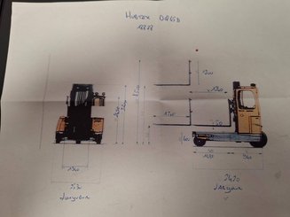 Chariot élévateur latéral multidirectionnel Hubtex DQ45D - 16
