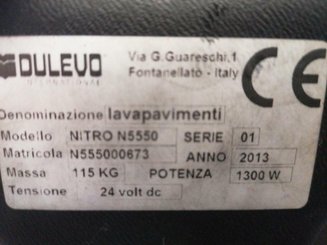 Autolaveuse Dulevo H555