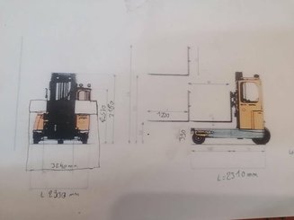 Chariot élévateur latéral multidirectionnel Combilift ESA30 - 7