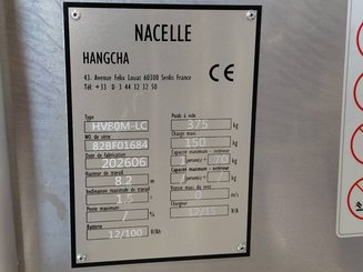 Nacelle à mât vertical Hangcha HV80M-LC 