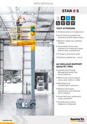 Nacelle à mât vertical Haulotte Star 8S - 1