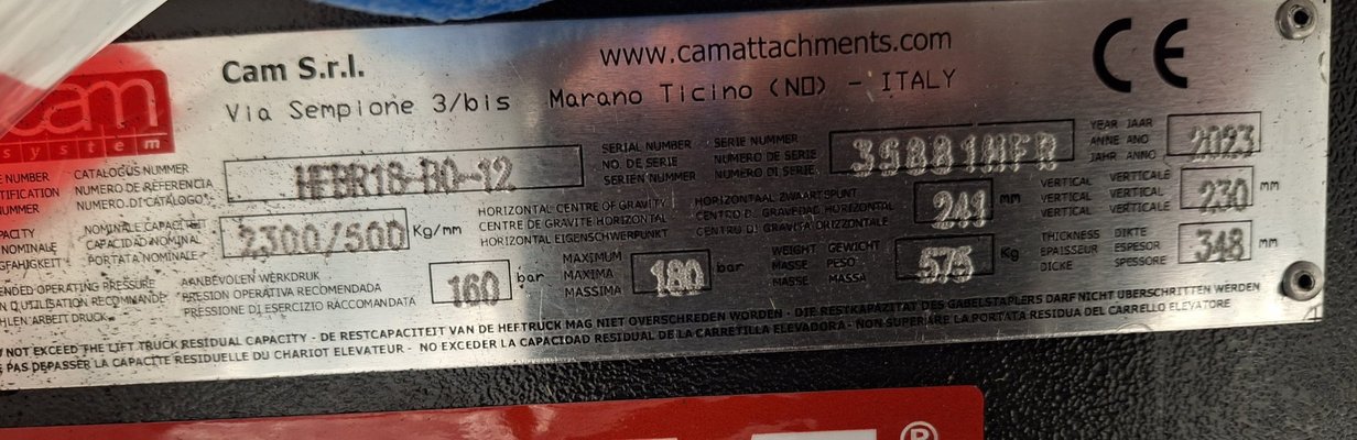 Pince à fourches - HFBR18-BO-12