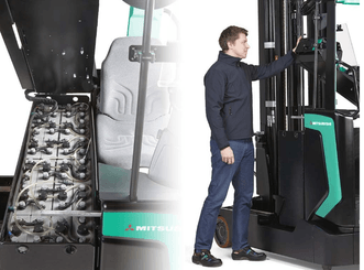 Chariot à mât rétractable Mitsubishi RB14N2L