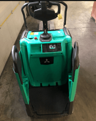 Transpalette porté debout Mitsubishi PBF20N3R Fourches 2400mm - 1