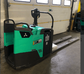 Transpalette porté debout Mitsubishi PBF20N3R Fourches 2400mm - 2