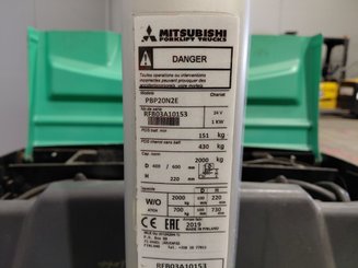 Transpalette accompagnant Mitsubishi PBP20N2E