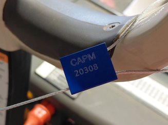 Transpalette accompagnant Crown WP3020-2.0