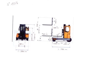 Chariot élévateur latéral multidirectionnel Combilift C6000 - 14