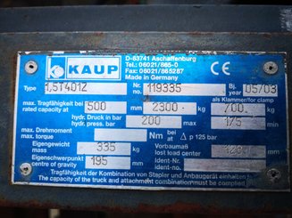 Positionneur de fourche Kaup 1,5T401Z - 1