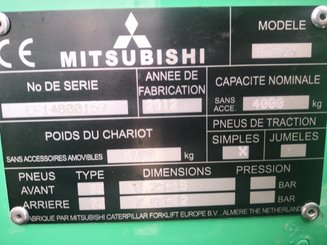 Chariot élévateur frontal 4 roues Mitsubishi FD40N - 12