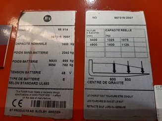 Chariot à mât rétractable BT RRM14 - 8