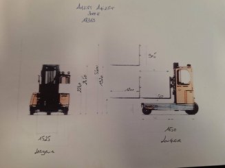 Chariot élévateur latéral multidirectionnel AMLIFT AGILIFT 3000E - 25