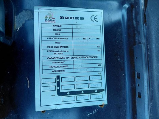 Chariot élévateur frontal 4 roues Hangcha X4W70-I - 1