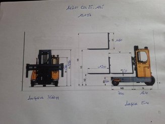 Chariot élévateur latéral multidirectionnel AMLIFT CEL25-1245