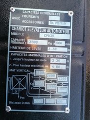 Chariot élévateur frontal 4 roues 								Hangcha 								A4W35