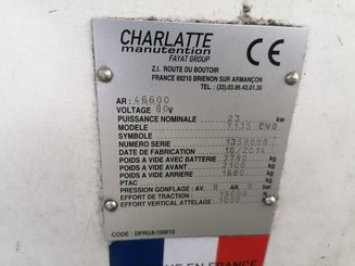 Tracteur de remorquage Charlatte T135 - 15