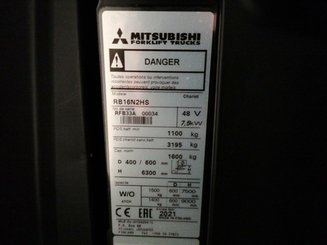 Chariot à mât rétractable Mitsubishi RB16N2HS