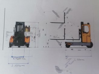 Chariot élévateur latéral multidirectionnel AMLIFT C40-12/55 - 25