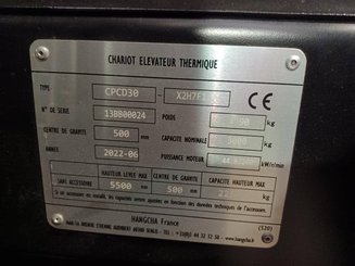 Chariot élévateur frontal 4 roues Hangcha XF30D-2