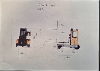 Chariot élévateur latéral multidirectionnel Combilift C3000 - 15